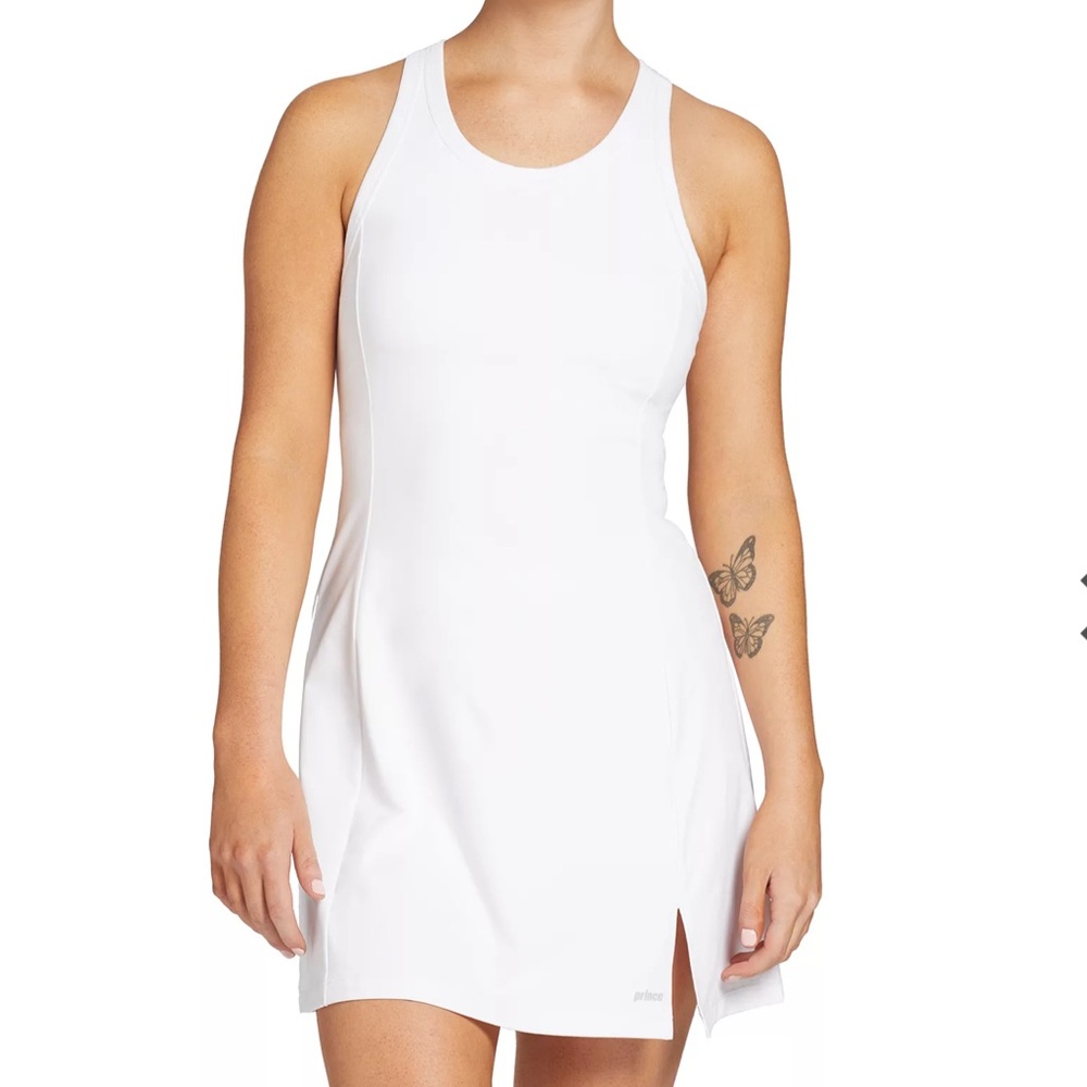 Prince Women's Large Key Hole White Tennis Dress